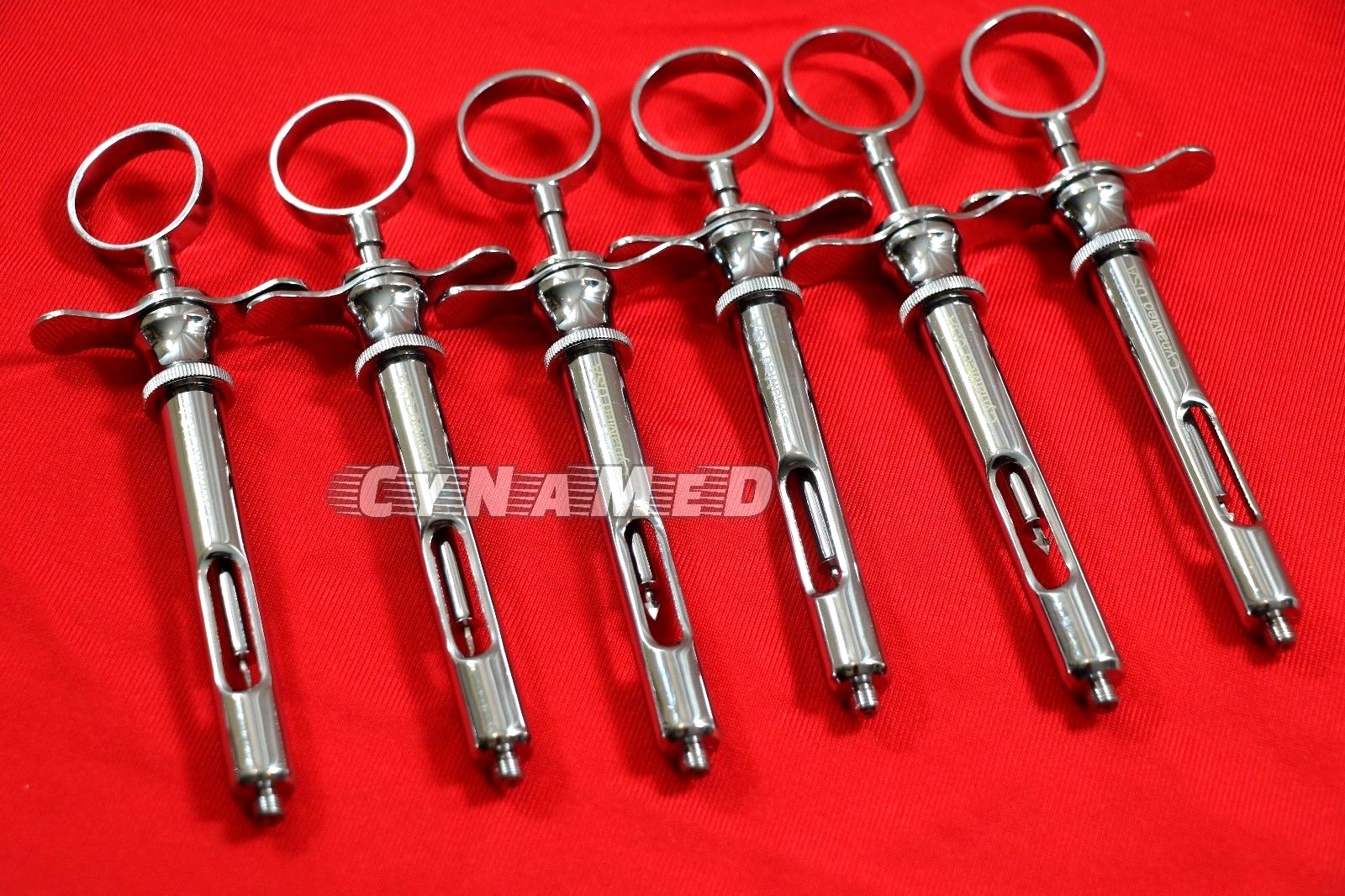 6 German Dental Anesthetic Syringe SelfAspirating 1.8CCDental