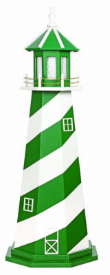 NEW YORK JETS LIGHTHOUSE - NY NJ Football Green & White Working Light AMISH USA