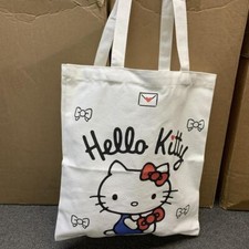 Hello Kitty Bag White Color -      Size38cmx37cm 