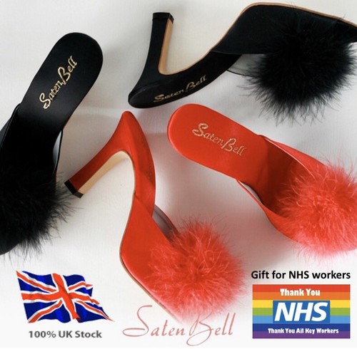 Zapatillas de lencería de Saten - regalo especial para el NHS y otros trabajadores clave | eBay