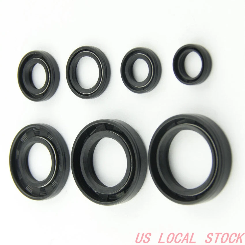 For Yamaha Engine Oil Seal Kit Set DT125 1976-1981 DT175 MX175 1974-1981 Foto 2 de 4