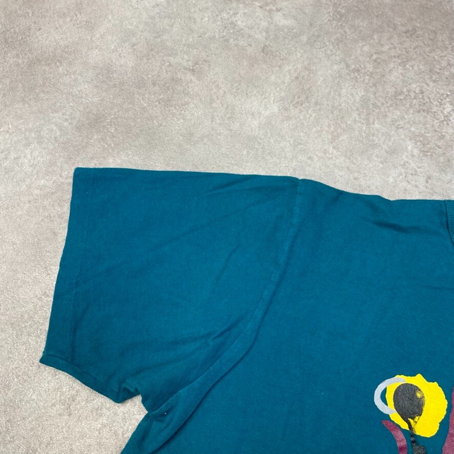 Nike T-Shirt Mens Medium Michael 80s Jumpman Graphic Print Vintage Tee, Green image 6