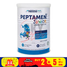 400g Nestle PEPTAMEN JUNIOR Complete Peptide Diet Vanilla Flavor FREE SHIP