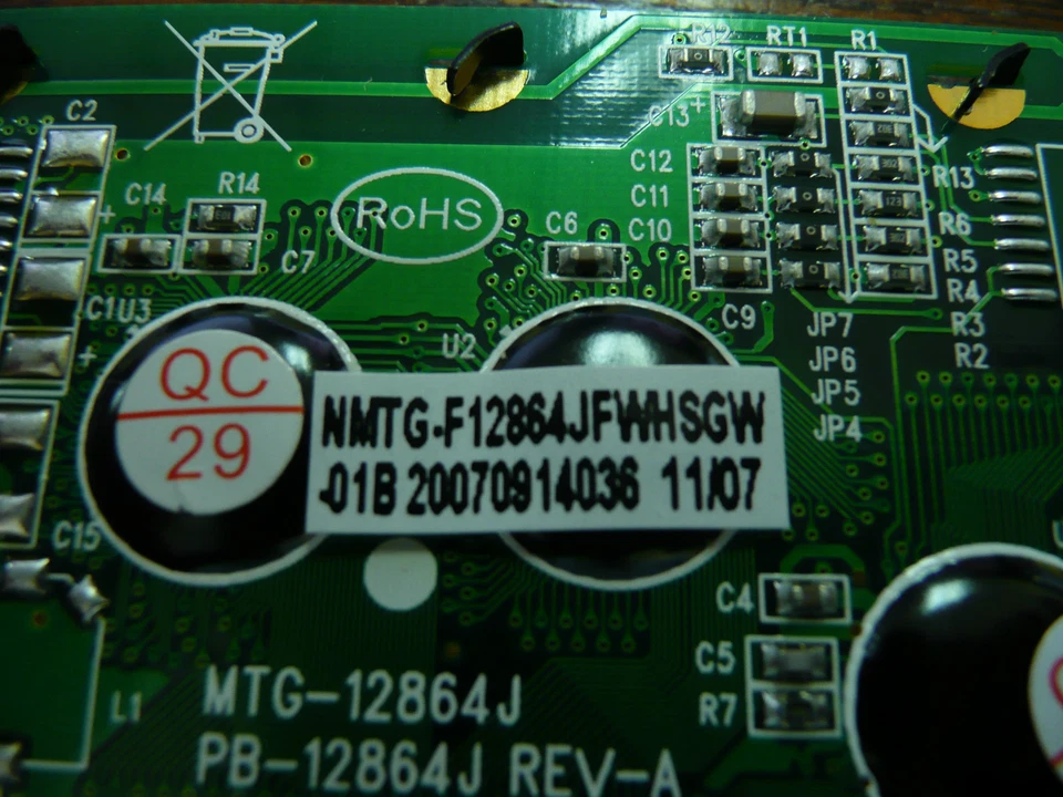 Microi Technology NMTG-F12864JFWHSGW  PB-12864J Rev A LCD Graphic  NEW - Image 3 of 3