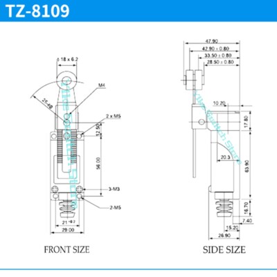 1X New For CNTD Power switch TZ8109 Travel Switch TZ-8109 1 open