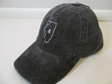 David and Young State of Illinois Cap Hat, Womens, One Size, Gray