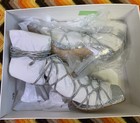 New In Box! Schutz Women's Heyde Nappa Leather Sandal Silver Size 7.5 US — photo 7