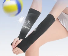 New Hot Volleyball Arm Sleeves Passing Forearm Sleeves Pad with Protection Thumb