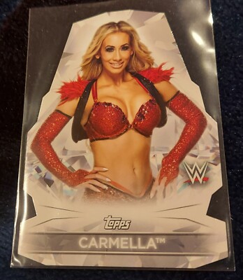 2021 CARMELLA TOPPS WWE WOMEN'S DIVISION DIAMOND CUTS DIE-CUT INSERT CARD #DC7 