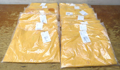 A New Day Orange Striped Shoulder Strap Button Up Top LOT of 13 Assorted Sizes