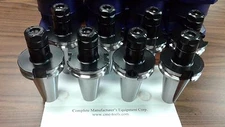 8pcs CAT40-ER16-2.76" COLLET CHUCKS balanced to G2.5/25000RPM  #B25-CAT40-ER16