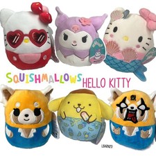 Sanrio Hello Kitty Squishmallows Complete Set Of 6 Five Below Kuromi Valentine