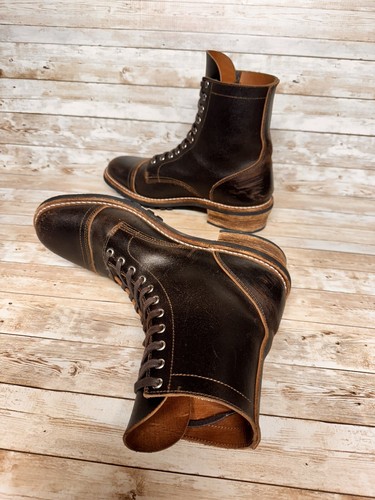 Botas Thursday Logger en Cacao Hechas en EE. UU. Para hombres Talla 11 D Suela Vibram - Imagen 10 de 20