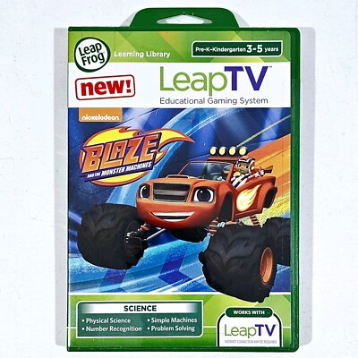 Leap Frog TV Game BLAZE Neu! Kindergarten Problem Solving Numbers Physics