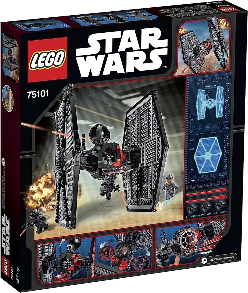 LEGO Star Wars 75101 First Order Special Forces TIE Fighter New Factory Sealed - Image 3 of 4