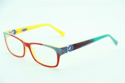 NEW COCO SONG CV 123 COL. 02 RED YELLOW BLUE AUTHENTIC EYEGLASSES CV123 52-15
