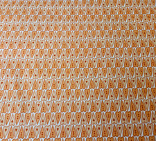 Basically Hugs BTY Helen Stubbings P B Textiles Orange Hearts on White