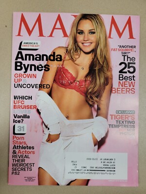 その他 Maxim feb 2010 Amanda Bynes Maxim February 2010 Amanda Bynes on Cover, Tiger Woods