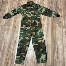 All Weather Outerwear Co. Coveralls Woodland Camouflage Camo USA Made No Size