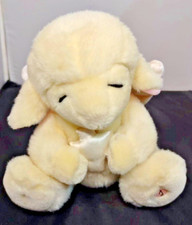 Russ Berrie Vintage Lovable Lambie Plush 7” Cross Angel Wings No Sound