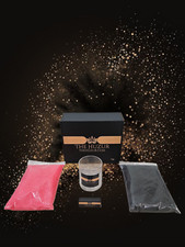 Sand Wax Candle, Pearl Wax Candle Set, 1Kg Scented Candle Jar Wic Black  Red