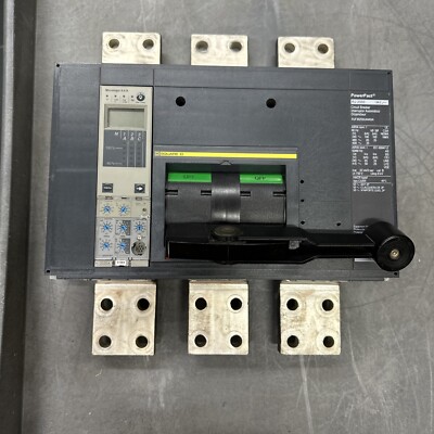 Square D RJF36250U44ASA RJF36250U44A Circuit Breaker 2500 Amp 3 Pole 600V Used