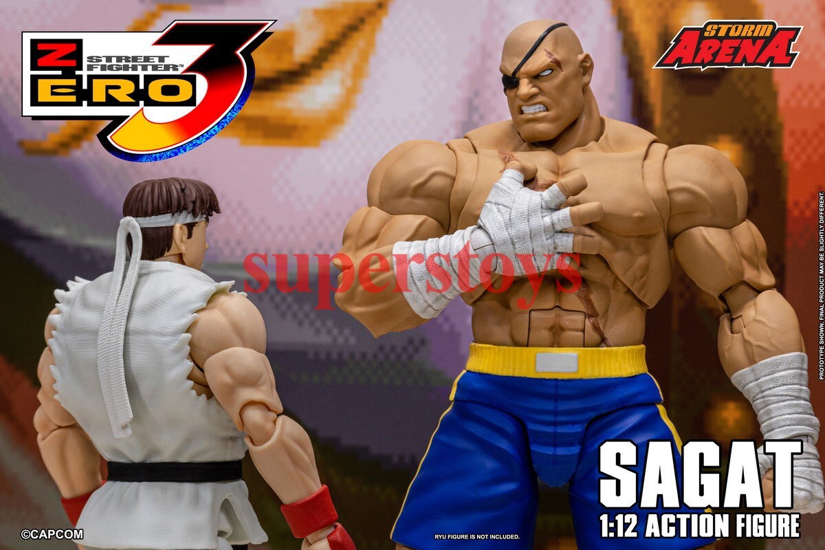 Storm Toys SFSA03 1/12 Street Fighter ZERO 3 SAGAT STORM ARENA