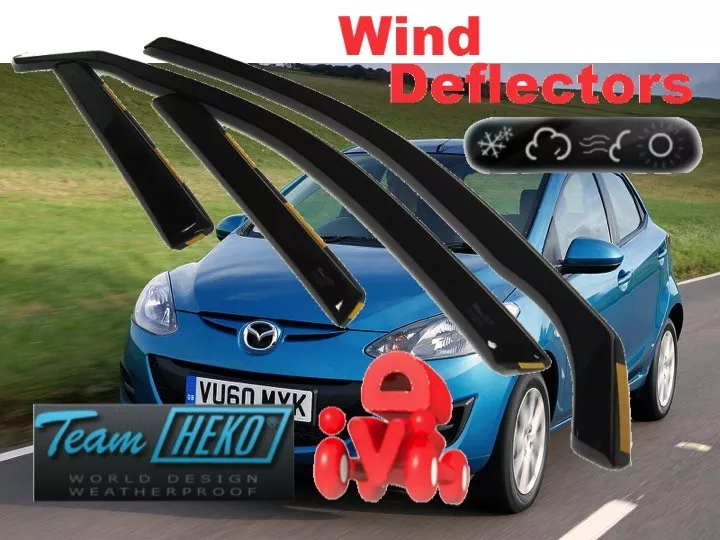 Mazda 2 2024 wind deflectors