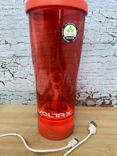Portable Blender USB Rechargeable VOLTRX 24oz W/Charger BPA Free Shaker Cup Red