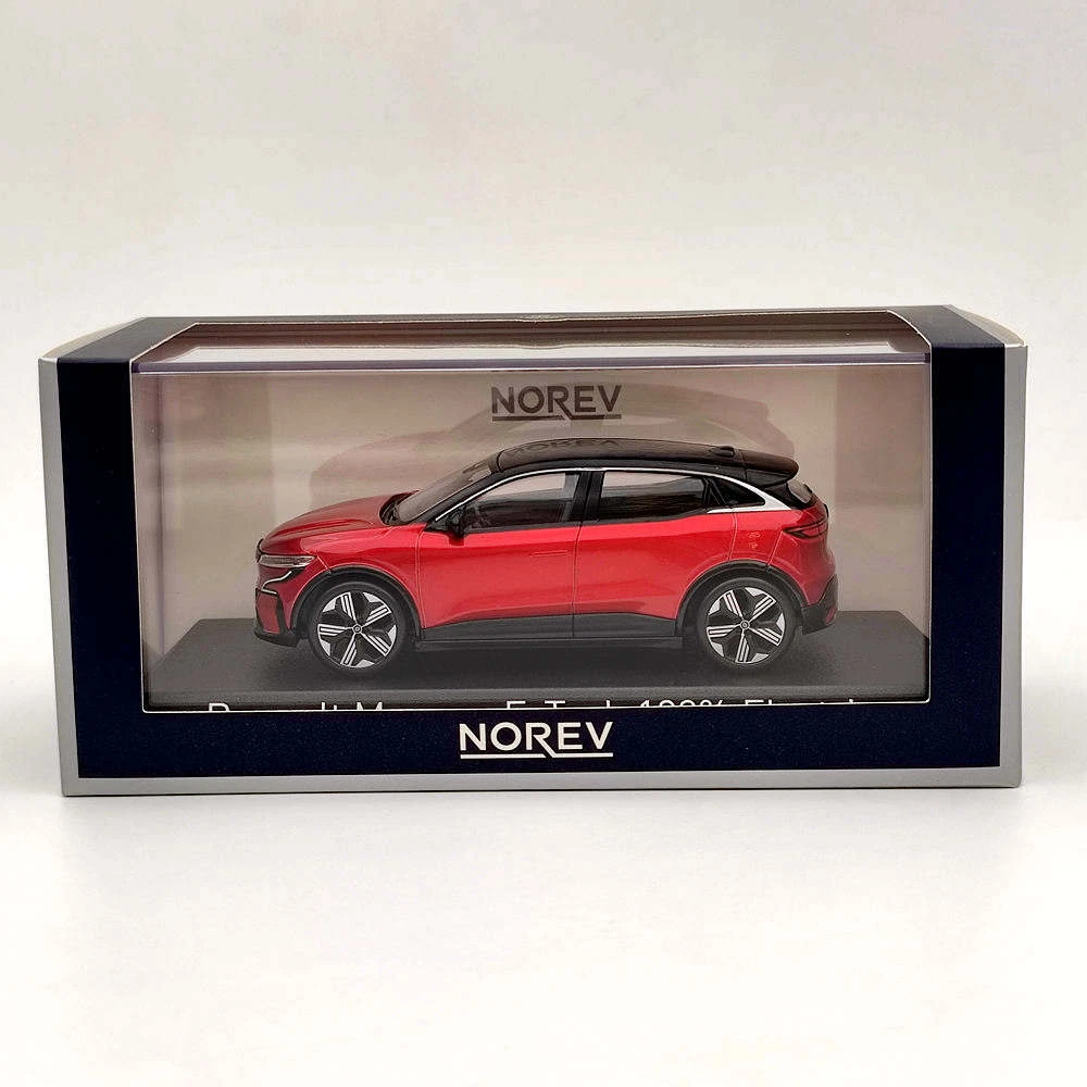 1/43 Norev Renault Megane E-Tech 100% Electric 2022 Red Diecast Models Car