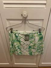 NEW Lilly Pulitzer Tate Skirt Resort White Heart Breakers Size 4