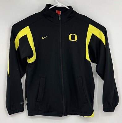 Nike Team Fit Dry Full Zip University of Oregon Ducks Track Jacket Men's  Small