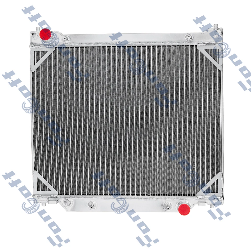 4 Row Radiator For 97-14 Ford Econoline E150 E250 E350 E450 Super Duty 6.8L 7.3 Foto 3 de 4