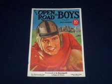 1935 NOVEMBER OPEN ROAD FOR BOYS MAGAZINE - FOOTBALL A LA SMANGULI - SP 5401