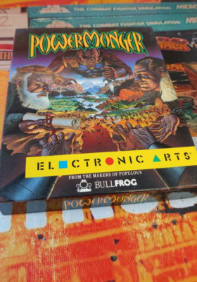 Power Monger (EA 1988) ATARI ST 520 1040 (Disk, Manual, Box) works 16-bit