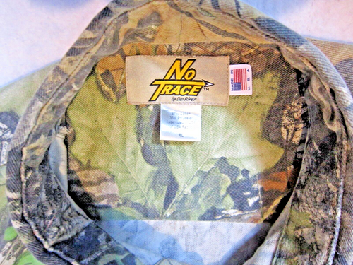 No Trace ~Dan River ~ Mossy Oak ~Obsession Long Sleeve ~Hunting Shirt ~XL ~USA - Picture 7 of 8