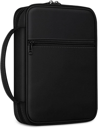 Bible Cover Small Size Church Study Book Carrying Bag Bible Case with Handle