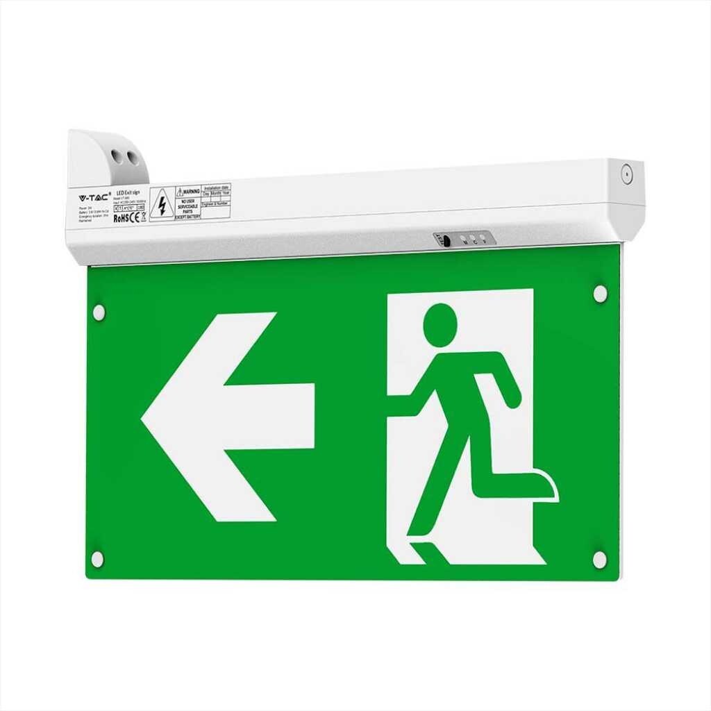 V-TAC VT-995 lampada di emergenza SA 2.5W a soffitto 4 direzioni a sospensione s