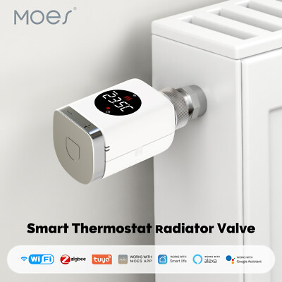 MOES Smart ZigBee/WLAN Thermostatventil Heizkörperaktor App Ferntemperaturregler