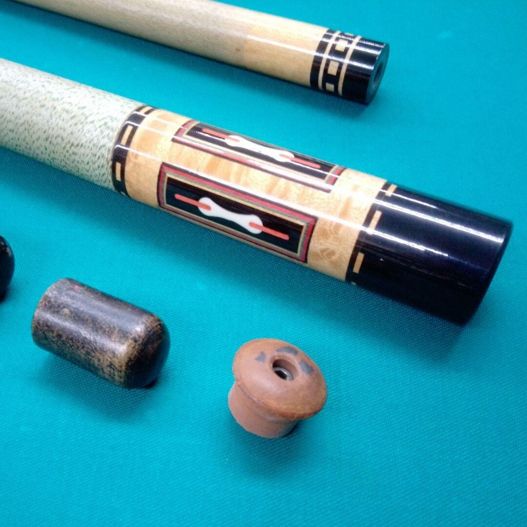 Huebler JANUARY 1988 Custom Cue Billiard Used Vintage used from