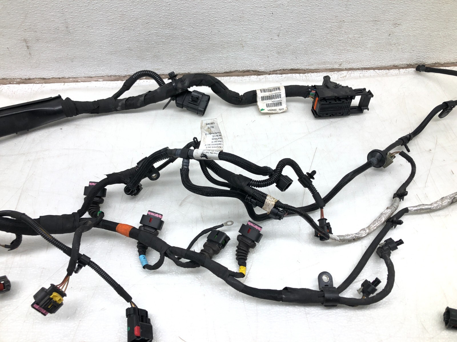 2014-2017 MASERATI GHIBLI SQ4 3.0L V6 AWD ENGINE WIRING HARNESS OEM.