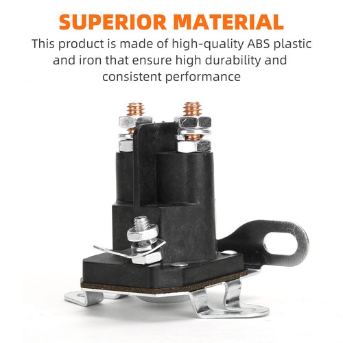 12 Volt Ride On Mower Starter Solenoid Universal 3 Terminal Bottom Mount Parts - Picture 3 of 12