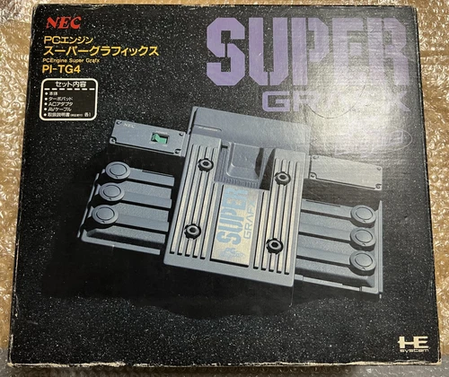 NEC PC Engine SUPER GRAFX Console System PI-TG4
