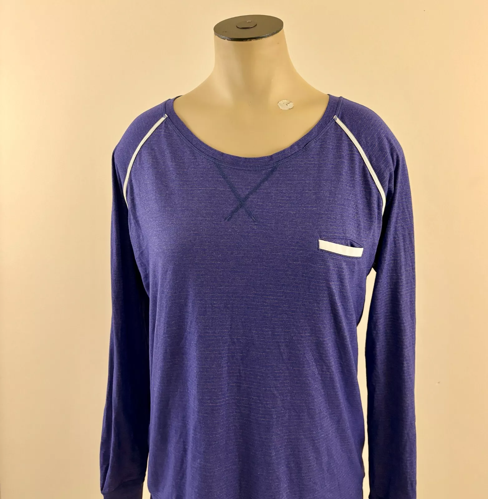 lululemon weightless striped reflective running long sleeve shirt