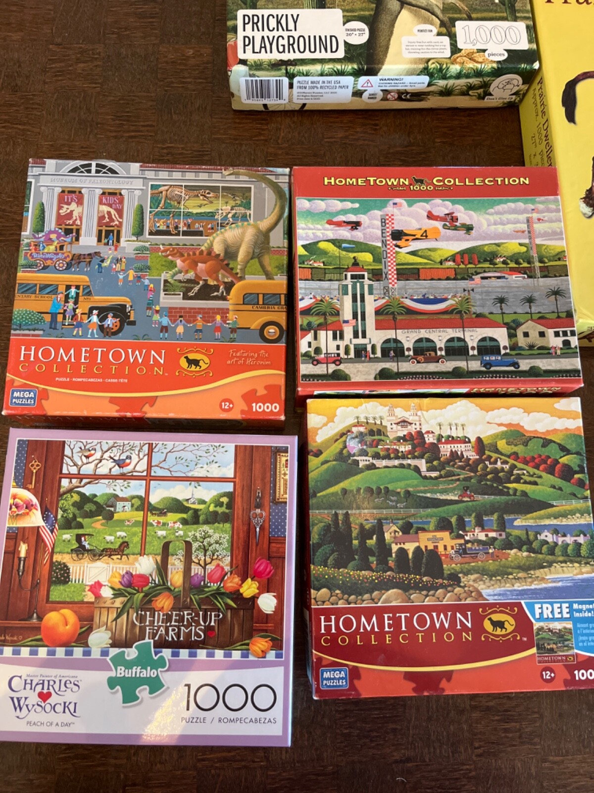 1000 piece jigsaw puzzles lot eBay
