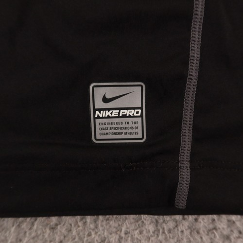 Nike Shirt Mens 2XL Black Nike Pro Dri Fit Training Running Athletic Lightweight - Picture 6 of 10