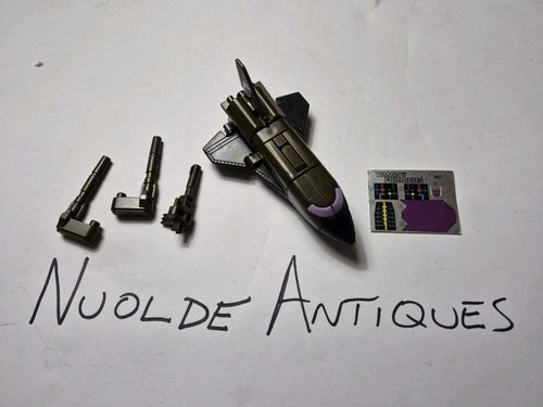 Blast Off Combaticon 100% Complete Action Figure Bruticus 1986 G1 Transformers