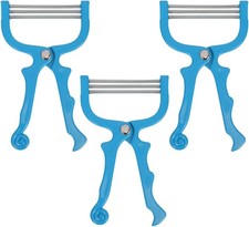 IMIKEYA 3Pcs Spring Hair Remover for Face - Coil Epilator Threading Tool Blue