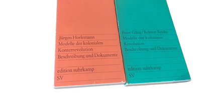 2 x Modelle der kolonialen Konterrevolution - edition suhrkamp-J.Horlemann+P.Gän