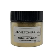 50g Metallic Pigment for Epoxy, Resin art, DIY, Crafts, Rich Pale Gold